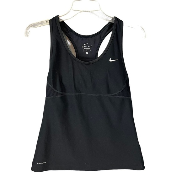 Nike Dri Fit Womens Athletic Racerback Built In Sports Bra Top Size Medium - Picture 1 of 7